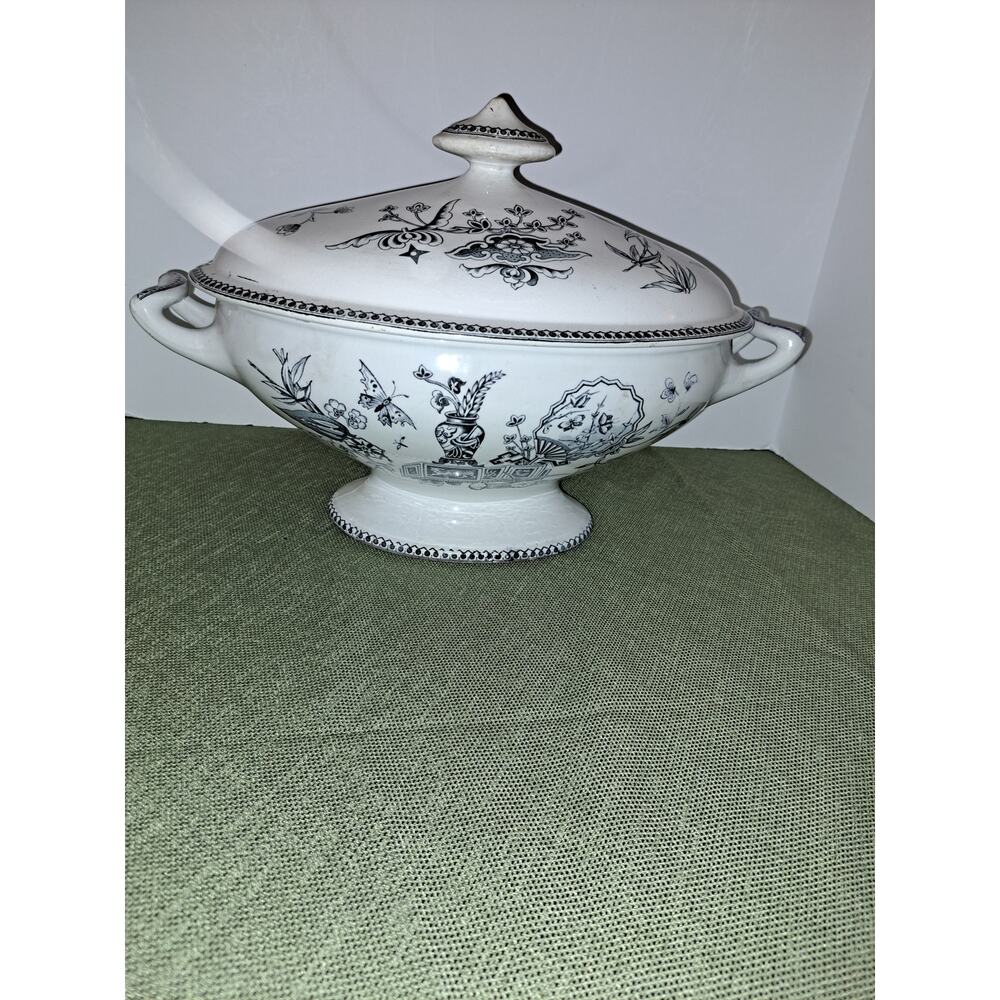 Thomas Elsmore & Son England Parisian Granite Tureen Dish
